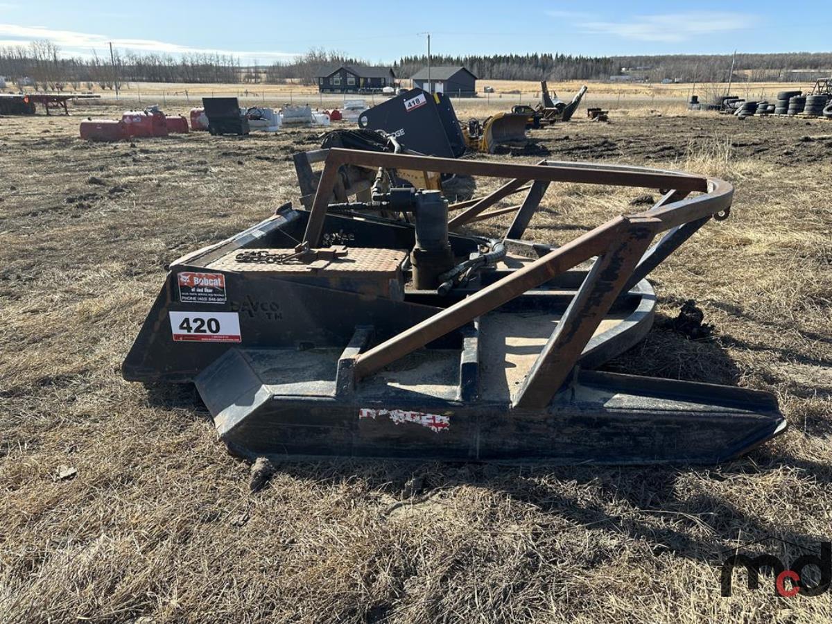 Davco 6' Brush Cutter Skid Steer Attachment